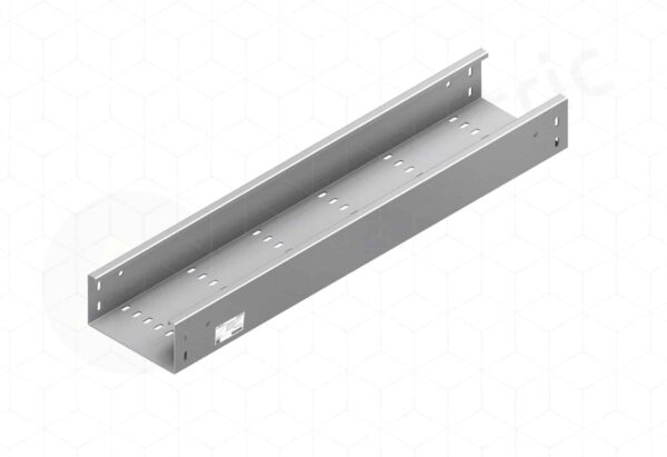 BANDEJA RANURADA O CIEGA 250 X 100X 1MM X 2.4 MT LARGO CON TAPA, UNION Y PERNO - Imagen 2