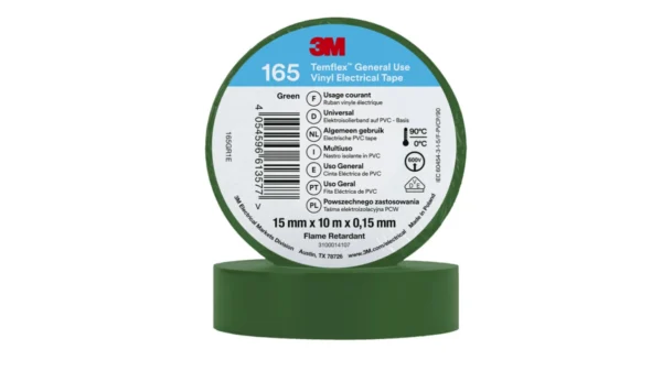 Cinta Aisl. Temflex 165 Vinilo 3/4"X 18Mts Verde