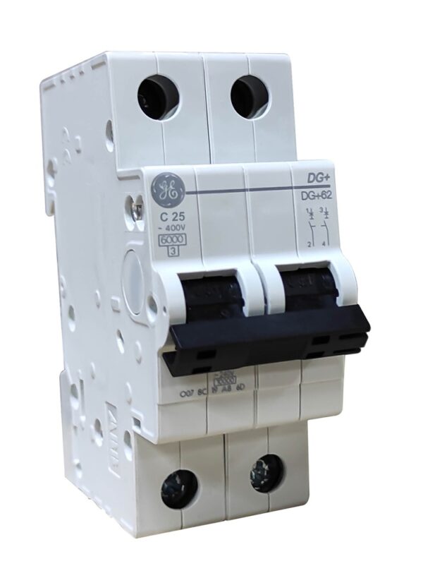 DG+62C25 Int. Aut. Termomagnetico Para Riel 2P C25 10/6Ka 230/400Vac Dg+ Ge By Abb