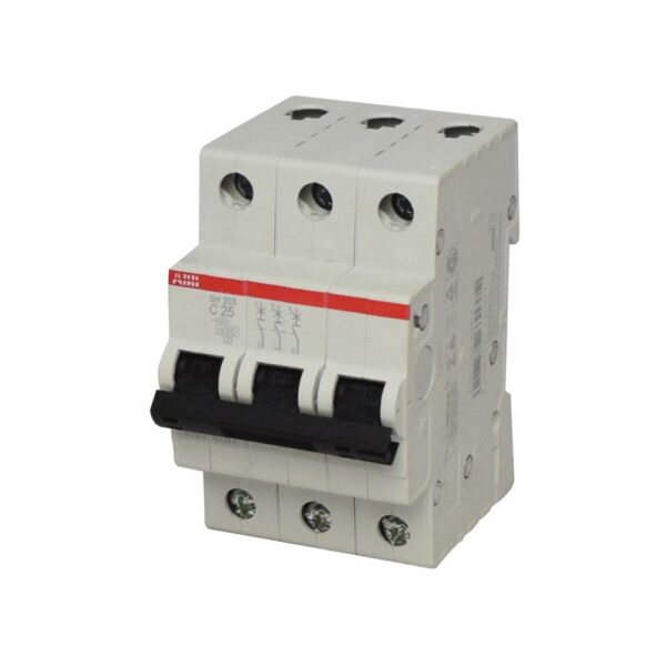 Interruptor termomagnético 3x2A 10/6kA 230/400V tipo C DIN