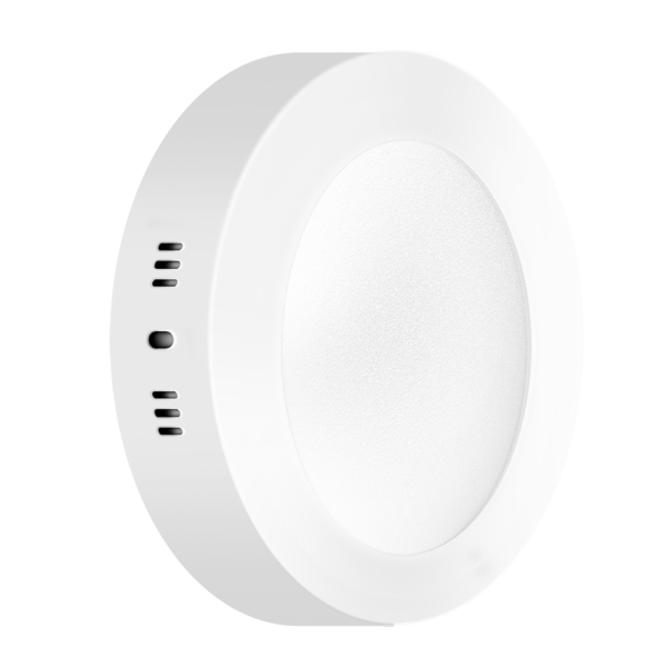 PR12CW Downlight Led Adosable Circular Blanca 12W 85-265Vac Luz Fría 6000K