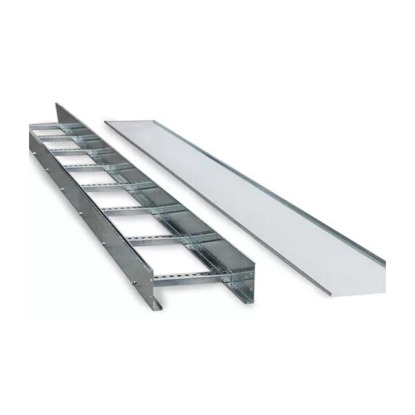 Bandeja escalera BEP 200X100 1.2MM - 2.4 MT G.S CON TAPA, UNION Y PERNO - Imagen 2